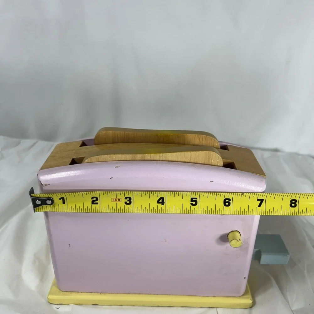 Kidkraft Wooden Kids Pastel Toaster Pretend Play‎ Kitchen Toy